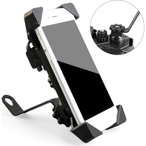80% 2021 Hot Sell Universal 360 Degree Rotating Motorcycle Mobile Phone Holder Bracket Mount Stand