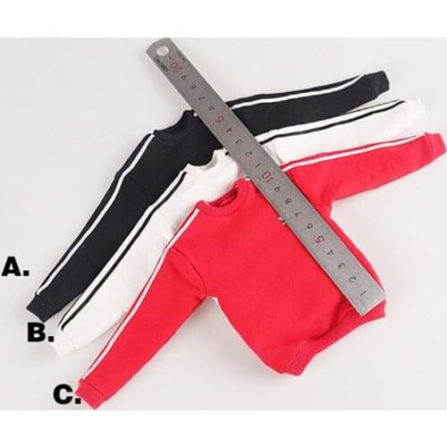 1/6 Scale Soldier Accessories Cc002 Trendy Sweater Pullover Casual Trendy Brand Sportswear Fit 12'' Action Figure Clothing Model