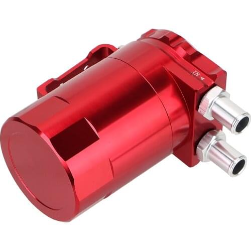 Aluminum Universal Baffled Oil Tank Oil Catch Can Reservoir Tank With Filter Car Parts Fuel Tank