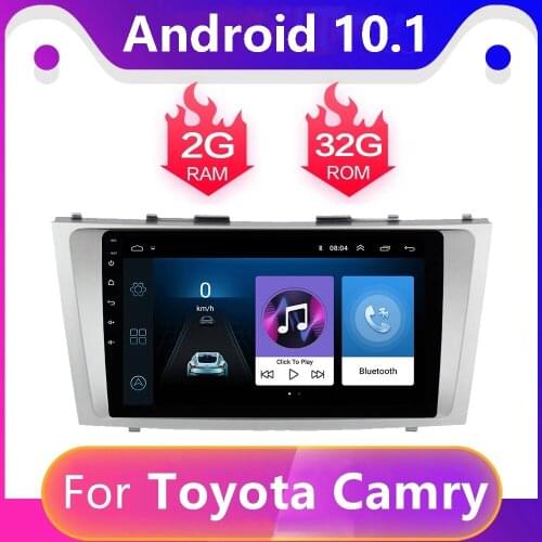 For Toyota Camry 07-11 Radio Car MP5 Player 2Din Android 10.1GO Car Radio Multimedia GPS Navigation GPS Video Player Bluetooth