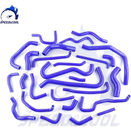 Car Silicone Radiator Coolant Crankcase Breather Full Complete Whole Pipe Tube Hose Kit For Toyota MR2 Turbo Rev3-5