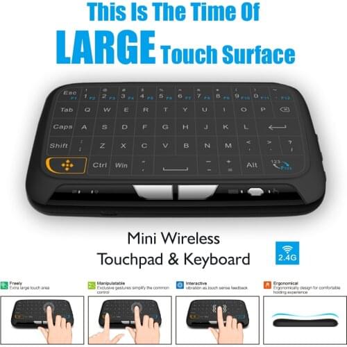 Wireless Air Mouse Full Touchpad mini keyboard 2.4GHz Gaming Touch pad Remote control For Smart TV PS3 TV Box PC Android Windows