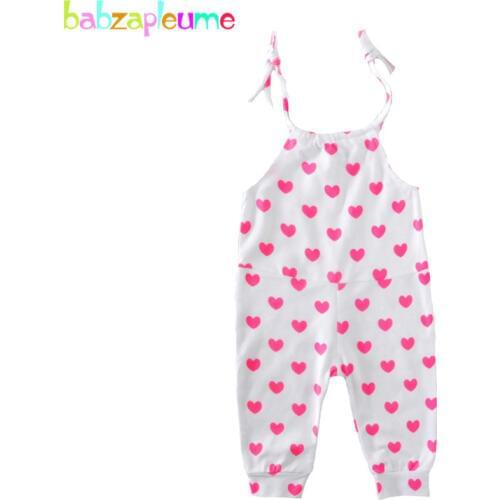 Baby Girls Romper Sleeveless Newborn Infant Jumpsuits Girls Dress Summer Toddler Girls Clothing Heart Design Kids Outfits A208