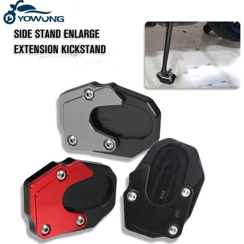 For SUZUKI GSX-S1000F 2015 2016 2017 2018 2019 2021 CNC Side Stand Enlarge Extension Kickstand GSX-S 1000F Accessories Motorbike