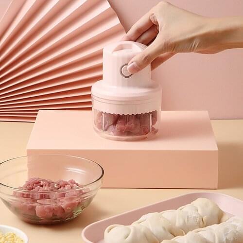 Electric Mashed Garlic Artifact Mini Household Masher Small Mixing Cooking Wireless Complementary Food Meat Grinder