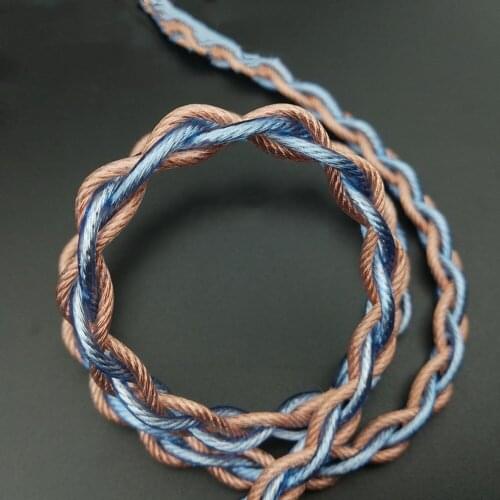 One Meter Litz Type 6 Graphene single crystal copper silver-plated earphone repair upgrade cable Maintenance Wire DIY Cable