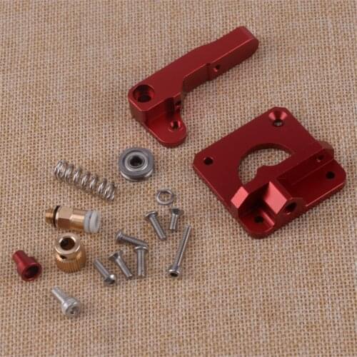 LETAOSK Red Aluminum MK8 Extruder Upgraded Replacement Fit for Drive Feed 3D Printer CR-10 1.75mm