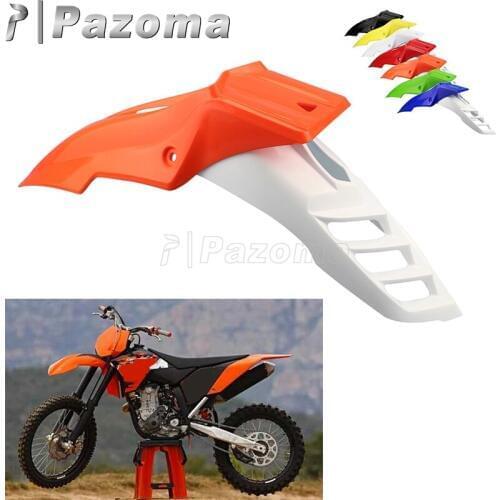 Orange Dirt Bike Mud Guards Motocross Front Fender Mudguard for Kawasaki Yamaha Suzuki Honda Ducati DRZ KX YZ WR CRF