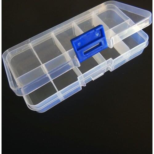 Compartments Container Case Nails Art Empty Storage nail tool box Decorations Nail Art Box empty box