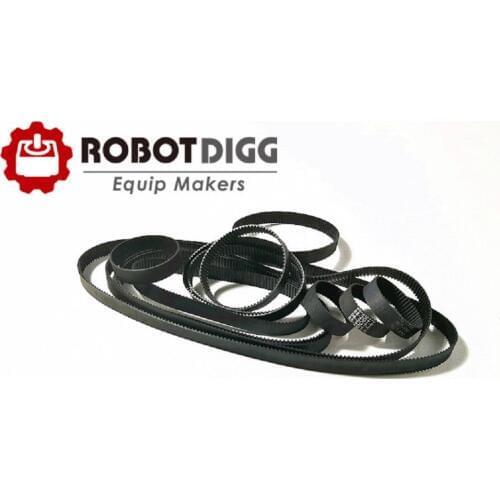 RobotDigg Free shipping GT2 Timing Belt width 9mm closed-loop endless 112mm length
