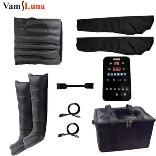 Air Compression Athlete’s Leg Recovery System with Bag 6 Independent Chambers, 4 Modes Leg Massager for Muscle Relaxation