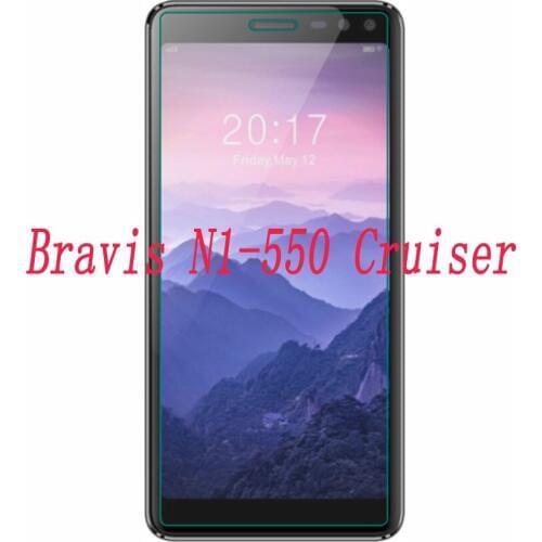 Smartphone 9H Tempered Glass for Bravis N1-550 Cruiser 5.5" Explosion-proof Protective Film Screen Protector cover phone