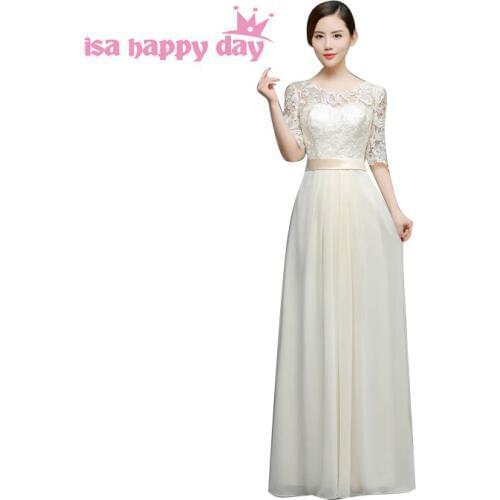 Elegant red vestido de festa longo floor length new 2020 formal evening dresses gowns women o neck dress half sleeve H3920