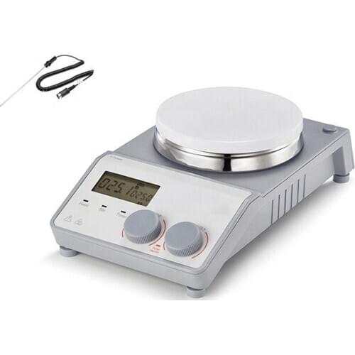 MS-H-ProT LCD Digital Hotplate Magnetic Stirrer stainless steel with ceramic coated hotplate heating temperature up to 340°C