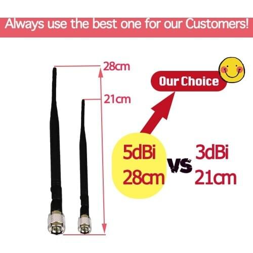 ZQTMAX Omni antenna 698-2700MH Multi-Band Rubber Antenna for cdma gsm dcs pcs 2600 Repeater 2g 3g 4g LTE signal amplifier