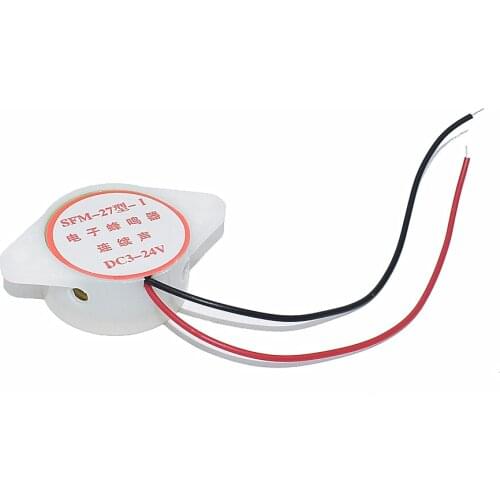 1PCS 95DB Alarm High-decibel 3-24V 12V Electronic Buzzer Beep Alarm Intermittent Continuous Beep for Arduino SFM-27