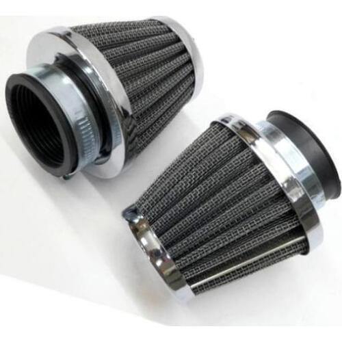 2PCS 38MM 39MM 40MM Dirt Pit Bike Mini Motocross Motorcycle Engine Air Filter Metrics Cruiser Chopper ATV Scooter Offroad