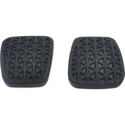 2 Pcs Auto Brake Clutch Pedal Pad Rubber Cover Protective Case High Quality Black For Car Pedal Pad Rubber Covers