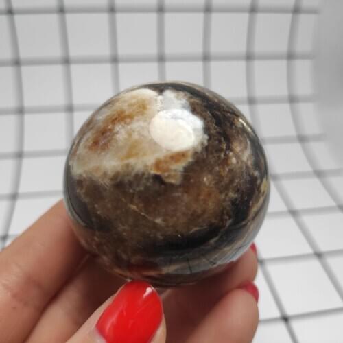 5-6cm Natural Black opel sphere crystal Quartz Globe Ball Rock stones Minerals Reiki Healing Home decor