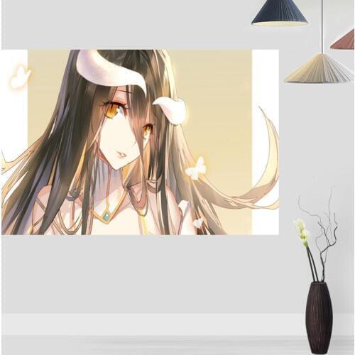 Custom Overlord Anime Posters And Prints Wall Pictures For Living Room Modern Art Poster Home Wall Decor 20x30cm,27x40cm