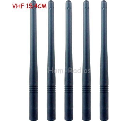 5PCS VHF 136-174MHz Antenna Male for Yaesu Vertex VX-110 VX-130 VX-160 VX-180 VX-150 Two Way Radio