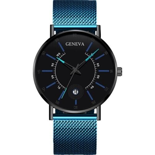 Men Watches Luxury Famous Brand Men Stainless Steel Mesh Watch Men Analog Casual Quartz Watch Relogio Masculino Women Wristwatch