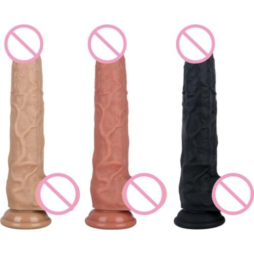 Long Dildo Silicone Sex Toys for Women Masturbators Huge Artificial Penis Goods for Adults Soft Dick Consoladoresfemenino