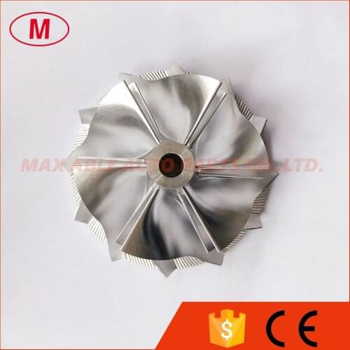 K04 6+6 blades 5306-123-2014 46.39/56.08mm turbocharger aluminum 2618/milling/billet compressor wheel for 5304-970-0064