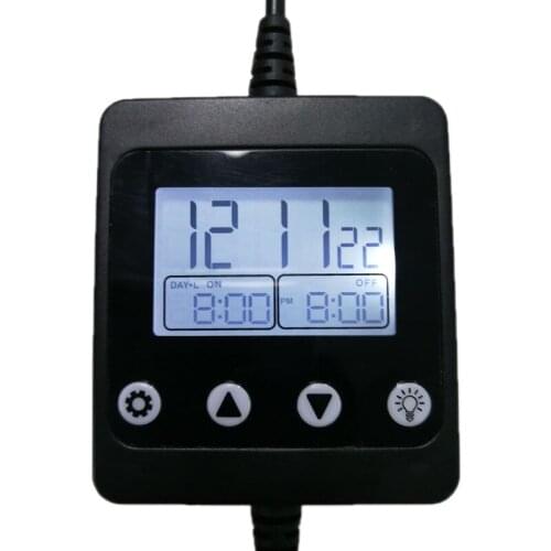 Aquarium LED Light Controller Dimmer Modulator with LCD Display for Fish Tank A0KC