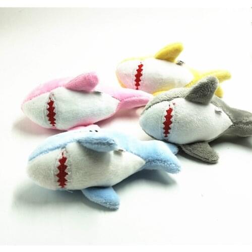 Sea Animals Sharks doll Kids Small Plush Toy Whales Plush Toys Key Chains School Bag Ornaments