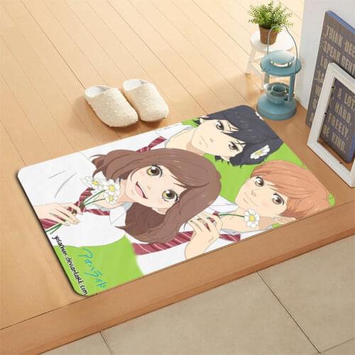 Ao Haru Ride Doormat Floor/Bath/Kitchen/Beach Mat Flannel Sponge Fabric 3D Printed Shaggy Custom Decoration For Bedroom 0406