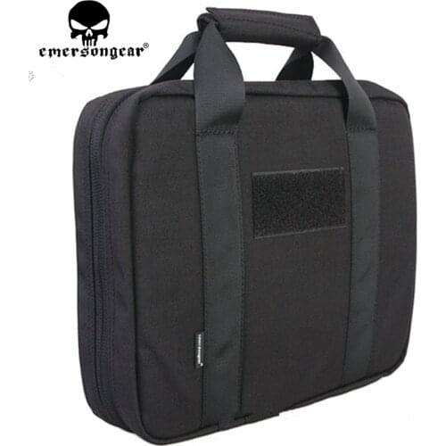 2018 NEW EmersonGear Double Function Pistol Handgun Soft Carry Case Bag Holds 2 Gun + Mags Range