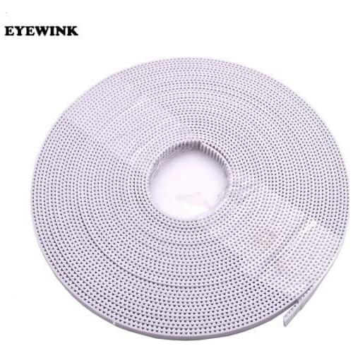 1meter GT2-6mm open timing belt width 6mm GT2 2GT belt for 3D Printer White 3d printer Parts Accessories