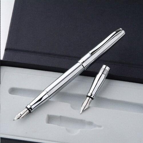 Duke 209 double head steel hopkinson fountain pen art pen double slider dual pen FREE shipping