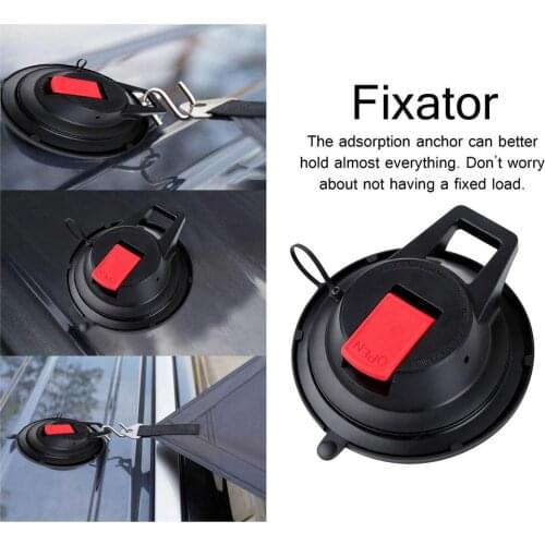 Suction Cup Anchor Heavy Duty Car Camping Removable Securing Hook