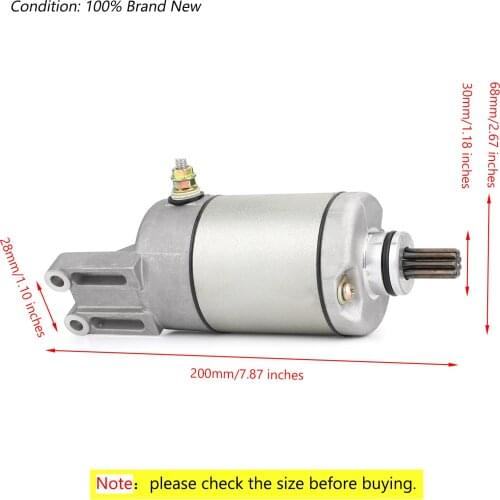 Artudatech Starter For Can-Am Outlander L MAX 450 400 330 EFI 2004-2019 420-684-280 420-684-282 Motor Accessories Parts