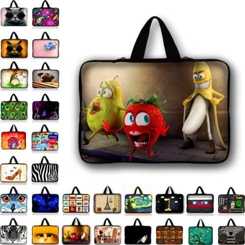 9.7 10 12 13 14 15 17.3 17.4 Cat Notebook Sleeve Computer Laptop Bag 10.1 11.6 13.3 15.4 15.6 For Samsung Lenovo Asus Dell #Q