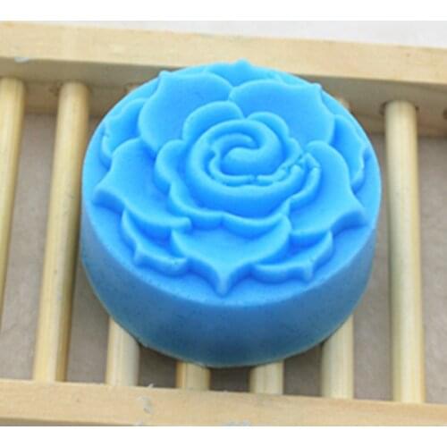 Three different types of flower shaped mooncake mould ice - die mould
