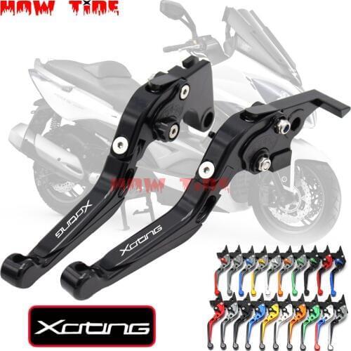 For KYMCO XCITING 250 300 350 400 400S 500 One Pair CNC Scooter Parts brake clutch levers motocycle accessories