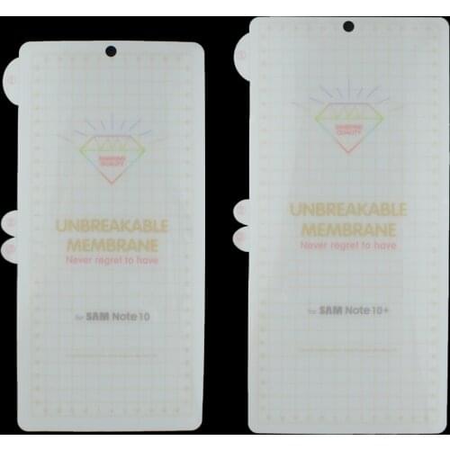 20D Soft Full Cover Screen Protector Film For Samsung Galaxy S21 S20 Plus FE Note 10 20 9 S10 S9 S8 Plus Membrane Hydrogel Film