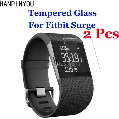 2 Pcs/Lot For Fitbit Surge Tempered Glass 9H 2.5D Premium Screen Protector Film For Fitbit Surge Sports SmartWatch