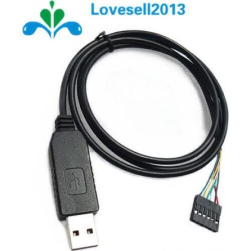 5PCS 6Pin FTDI FT232RL USB to TTL UART Serial Wire Adapter RS232 Download Cable Module LED Indicator 3.3/5V for Arduino