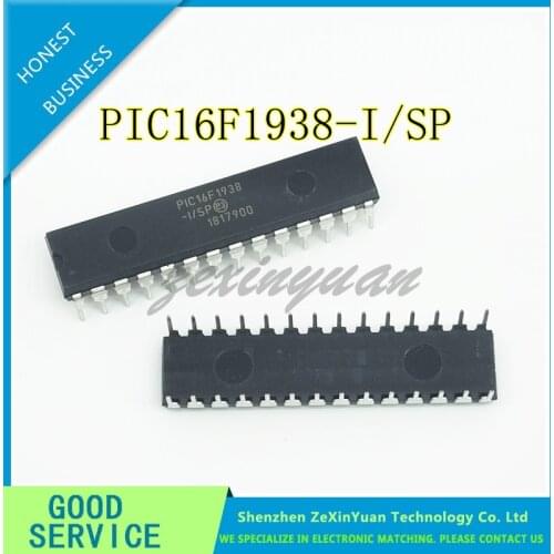 10PCS/LOT PIC16F1938-I/SP PIC16F1938-I PIC16F1938 DIP-28 NEW