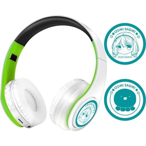 Silent Disco Eromanga Sensei Izumi Sagiri Cosplay Stereo Wireless Headphone V5.0 Bluetooth Headset Anime Fan 2D Students Gift