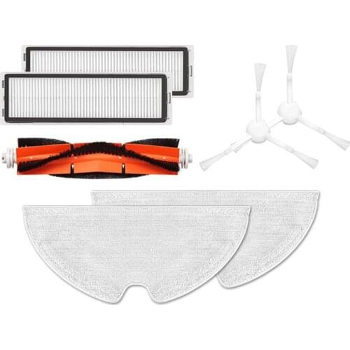 For Dreame D9 Robot Vacuum Cleaner Spare Parts Pack Kits Side Roller HEPA Filter Main Brush Mop Cloths