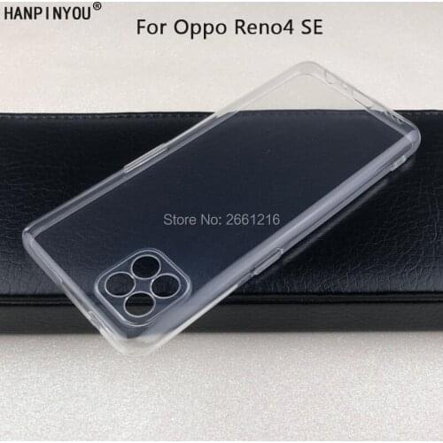 For Oppo Reno4 SE PEAM00 PEAT00 6.43" New Ultra Thin Soft TPU Silicon Gel Transparent Camera Protect Case Back Cover