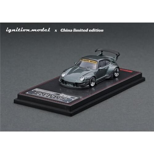 IG 1:64 RWB 993 Gun Metallic Diecast Model Car