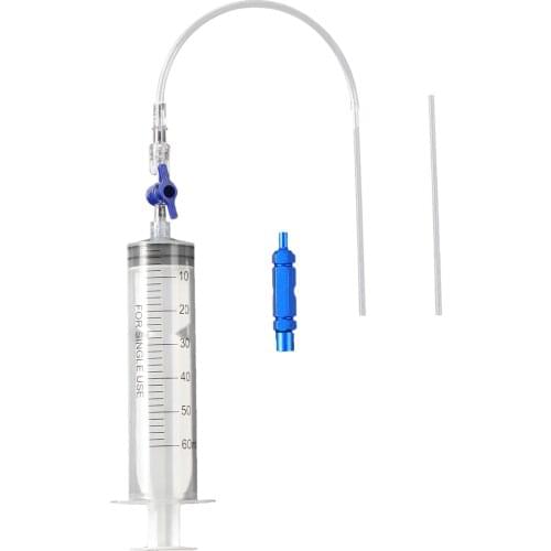 Bicycle Tubeless Tire Liquid Injection Tool 60ml Tire Sealant Syringe With Bike Presta Valve & Hard Tube For Bike Judicious