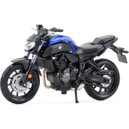 Maisto 1:18 2018 Yamaha MT07 Static Die Cast Vehicles Collectible Hobbies Motorcycle Model Toys