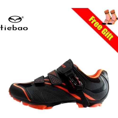 Tiebao Men Cycling Shoes Sapatilha Ciclismo Mtb SPD Mountain Bike Sneakers Self-locking Superstar Athletic Riding Bicycle Shoes